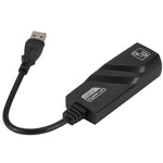 Scheda di rete Gigabit esterna da RJ45 a USB 3.0 da 10/100/1000 Mbps, supporto WIN10