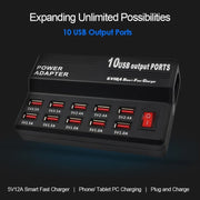 Caricatore multifunzionale USB 10-12 porte