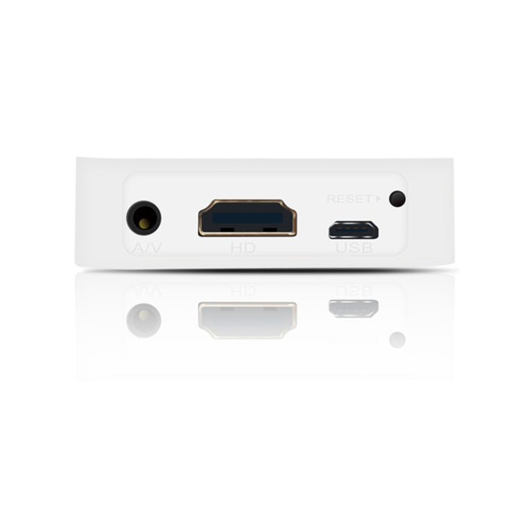 Dispositivo di visualizzazione multimediale per auto MiraScreen Dongle Audio Video Miracast WiFi Mirror Box, supporto Android e iOS, porte AV e HDTV