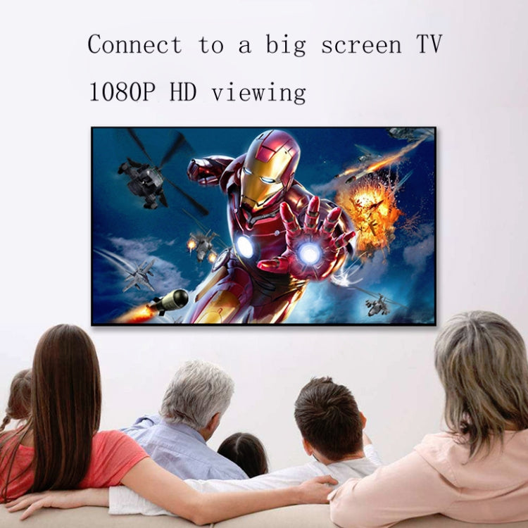 Dispositivo di visualizzazione multimediale per auto MiraScreen Dongle Audio Video Miracast WiFi Mirror Box, supporto Android e iOS, porte AV e HDTV