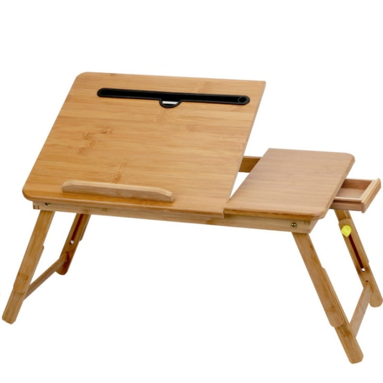 Scrivania pieghevole per laptop, letto, slot per schede, tipo di sollevamento, scrivania per computer pigro, Small (50cm) with Drawer, Medium (54cm) with Drawer, Large (72cm) with Drawer