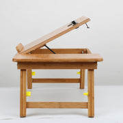 Scrivania pieghevole per laptop, letto, slot per schede, tipo di sollevamento, scrivania per computer pigro, Small (50cm) with Drawer, Medium (54cm) with Drawer, Large (72cm) with Drawer