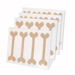 Set 10 nastri correzione unghie in cotone 10x6,5 cm