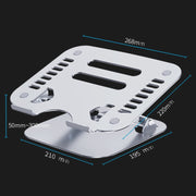 Staffa per laptop Staffa per tablet in lega di alluminio Staffa per desktop dal vivo