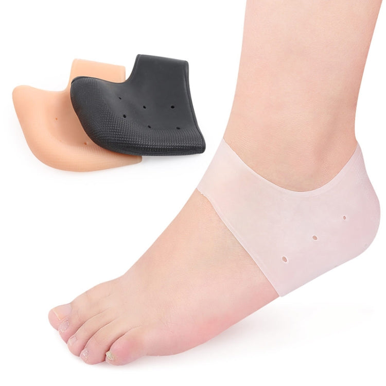 Copri tallone anti-crepa in silicone da 10 paia, consegna colore casuale