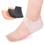 Copri tallone anti-crepa in silicone da 10 paia, consegna colore casuale