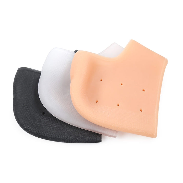 Copri tallone anti-crepa in silicone da 10 paia, consegna colore casuale