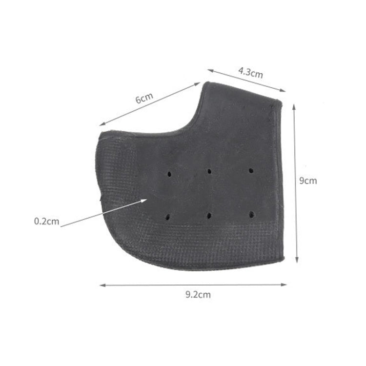 Copri tallone anti-crepa in silicone da 10 paia, consegna colore casuale