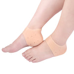 Copri tallone anti-crepa in silicone da 10 paia, consegna colore casuale