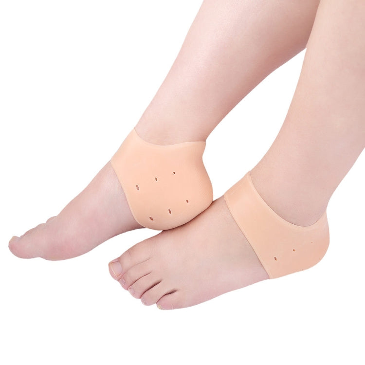 Copri tallone anti-crepa in silicone da 10 paia, consegna colore casuale