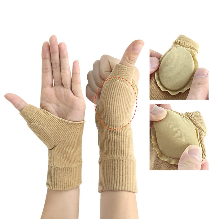 5 paia di guanti scaldapolsi a compressione sportiva traspiranti e assorbenti del sudore, consegna a colori casuale, S, L