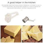 Grattugia rotativa multiuso in plastica a manovella per formaggio, Hand-Cranked Grater