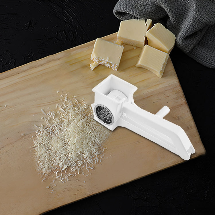 Grattugia rotativa multiuso in plastica a manovella per formaggio, Hand-Cranked Grater