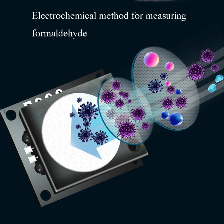 Rilevatore formaldeide e qualità aria con display LCD