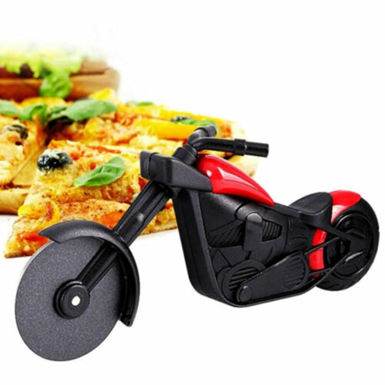 Tagliapizza a rullo in acciaio inox a forma di moto 23cm