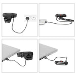 Luce per bici USB ricaricabile per mountain bike, Front Light, Front Light + Tail Light