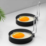 Stampo per frittata modello frittata rotondo antiaderente in ferro spray per uova, 2-Pack, 4-Pack