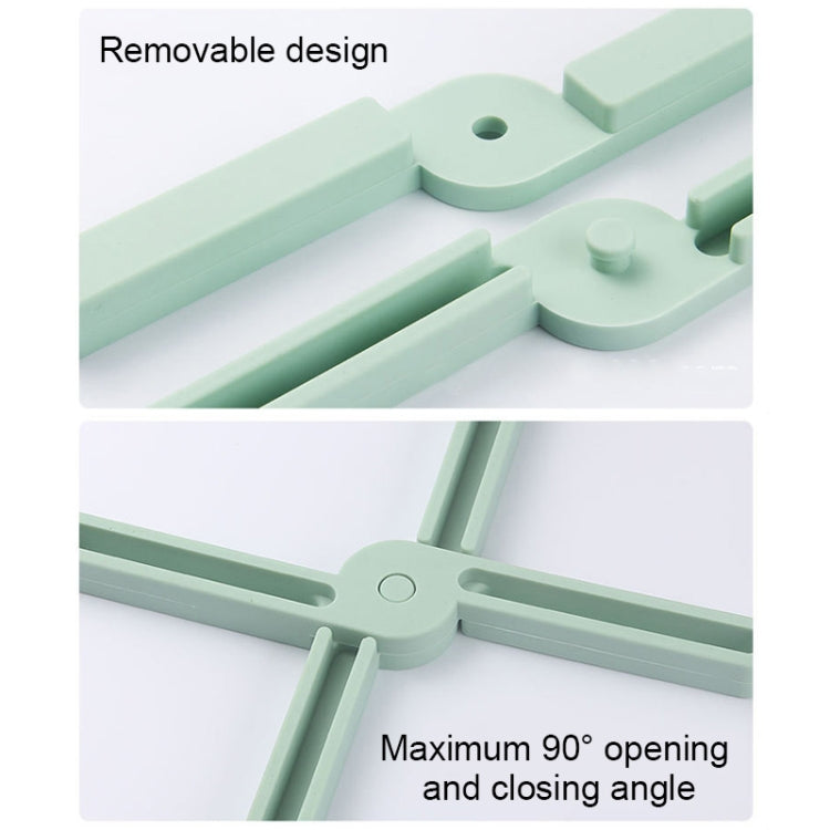 2 pezzi addensato a forma di X in silicone pieghevole tappetino da cucina sottobicchiere per pasto ad alta temperatura per isolamento termico, Green, Blue, Orange, Dark Gray