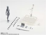 Figuarts Body Body-Chan Body-Kun Colore grigio Ver Nero PVC Action Figure Modello da collezione