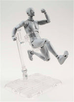 Figuarts Body Body-Chan Body-Kun Colore grigio Ver Nero PVC Action Figure Modello da collezione