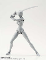 Figuarts Body Body-Chan Body-Kun Colore grigio Ver Nero PVC Action Figure Modello da collezione