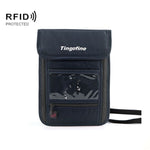 Borsa da viaggio per passaporto, borsa per passaporto, borsa per documenti, borsa per documenti, antifurto, RFID multifunzionale, 21x16cm