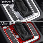 Set di 2 adesivi decorativi per il pannello del cambio per Volkswagen Magotan/CC con guida a sinistra