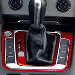 Set di 2 adesivi decorativi per il pannello del cambio per Volkswagen Magotan/CC con guida a sinistra