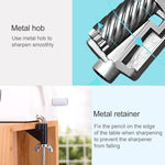 Temperamatite per cancelleria Deli Materiale scolastico per ufficio Temperamatite manuale meccanico, Manual Pencil Sharpener