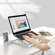 Supporto per monitor pieghevole multifunzionale per notebook, Tripod (White), Tripod (Black), Classic
