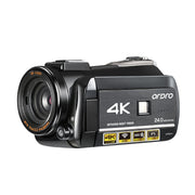 ORDRO AC3 Schermo IPS da 3,1 pollici 4K Full HD 13MP Visione notturna WiFi Videocamera live Videocamera digitale DV, Standard, Standard + Microphone, Standard + Microphone +Handheld Stand, Standard+ Microphone +Fill Light