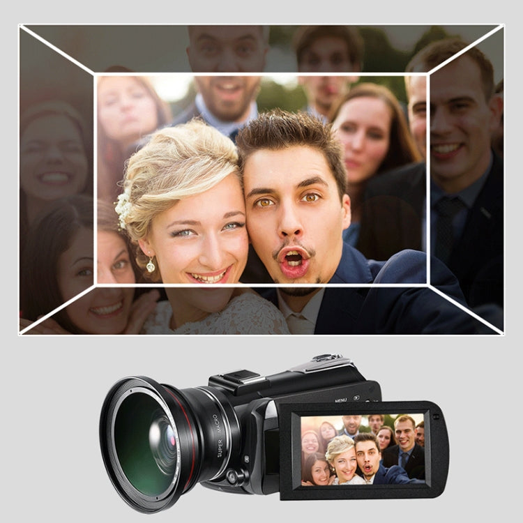 Videocamera digitale ORDRO AC3 4K con schermo IPS 3,1"