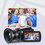 Videocamera digitale ORDRO AC5 4K con zoom ottico 12X
