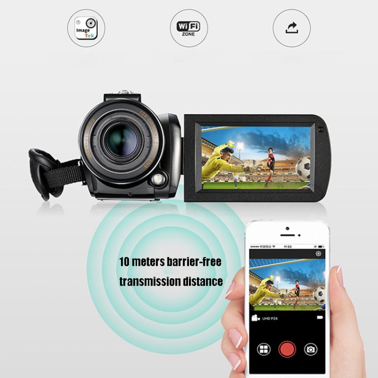 Videocamera digitale ORDRO AC5 4K con zoom ottico 12X