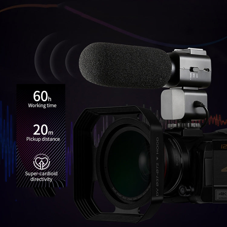 Videocamera digitale ORDRO AC5 4K con zoom ottico 12X