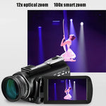 Videocamera digitale ORDRO AC5 4K con zoom ottico 12X