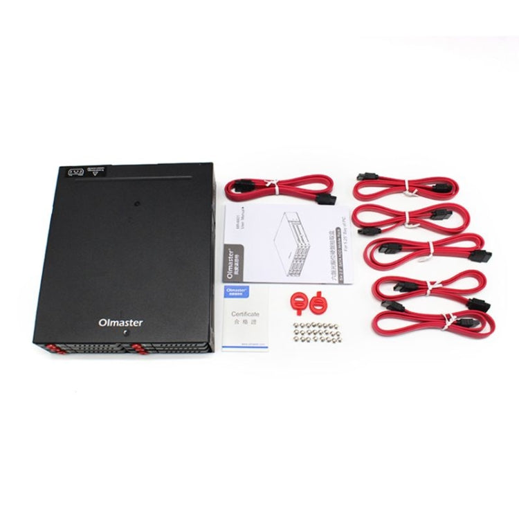 Scatola per disco rigido per unità ottica a sei alloggiamenti OImaster MR-6601, MR-6601