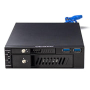 Staffa per disco rigido con scatola per disco rigido per unità ottica a doppio alloggiamento Oimaster MR-6203, MR-6203