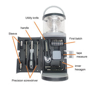RX340 Lampada da campeggio multifunzione 15 in 1