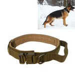 Collare per animali domestici con collare da trazione per cani di taglia grande e media ispessito in nylon, M, L, XL