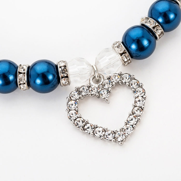 5 pezzi di forniture per animali domestici collana di perle collari per animali domestici accessori per cani e gatti, S, M, L