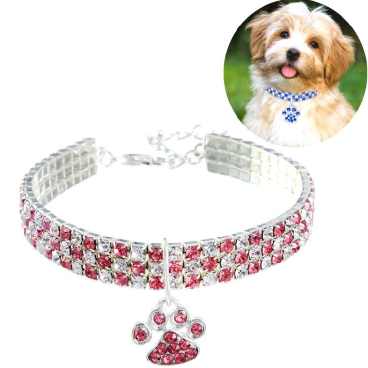 2 pezzi di collare per animali domestici con diamanti elastici per collane per cani e gatti, S, M, L