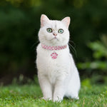 Collare per animali domestici con diamanti elastico S M L