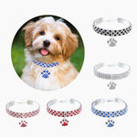 2 pezzi di collare per animali domestici con diamanti elastici per collane per cani e gatti, S, M, L