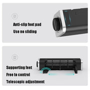 Staffa per ventola USB per radiatore ad alto volume d'aria per notebook Olmaster, Round CF-1691, Square CF-1692, Square RGB CF-1692RGB