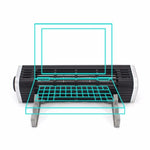 Staffa per ventola USB per radiatore ad alto volume d'aria per notebook Olmaster, Round CF-1691, Square CF-1692, Square RGB CF-1692RGB