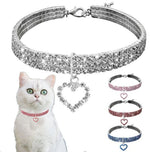 Set 2 collari elastici per cani e gatti S M L