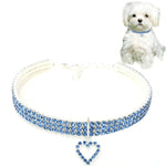 Set 2 collari elastici per cani e gatti S M L