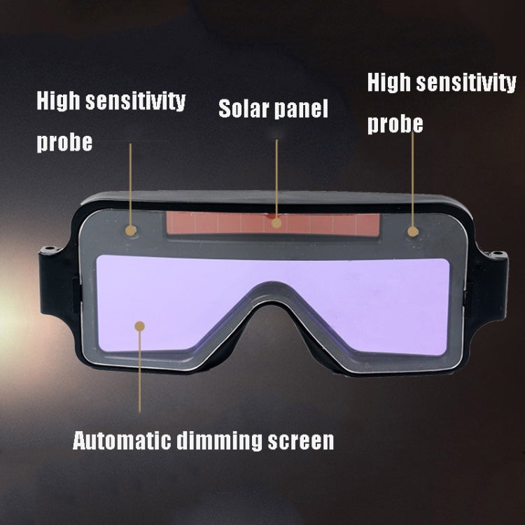 Occhiali per saldatura ad arco di argon anti-shock con protezione oscuramento automatico, Anti-Shock