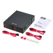 Scatola per disco rigido con unità ottica integrata nel telaio a quattro alloggiamenti OImaster MR-6401, MR-6401